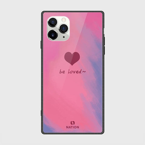 iPhone 11 Pro Cover - Onation Heart Series - HQ Ultra Shine Premium Infinity Glass Soft Silicon Borders Casee