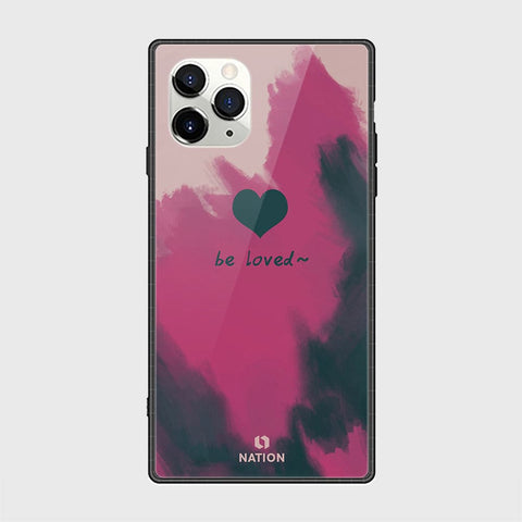 iPhone 11 Pro Cover - Onation Heart Series - HQ Ultra Shine Premium Infinity Glass Soft Silicon Borders Casee