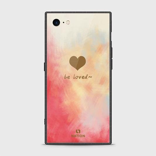 iPhone SE 2020 Cover - Onation Heart Series - HQ Ultra Shine Premium Infinity Glass Soft Silicon Borders Casee