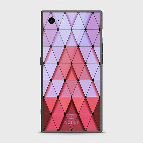 iPhone SE 2020 Cover - Onation Pyramid Series - HQ Ultra Shine Premium Infinity Glass Soft Silicon Borders Casee