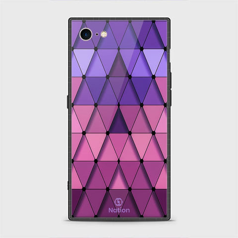 iPhone SE 2020 Cover - Onation Pyramid Series - HQ Ultra Shine Premium Infinity Glass Soft Silicon Borders Casee