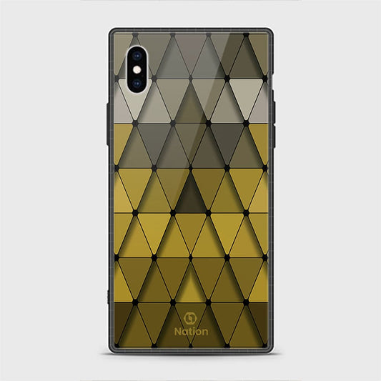 iPhone X Cover - Onation Pyramid Series - HQ Ultra Shine Premium Infinity Glass Soft Silicon Borders Casee