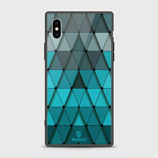 iPhone X Cover - Onation Pyramid Series - HQ Ultra Shine Premium Infinity Glass Soft Silicon Borders Casee (Fast Delivery)