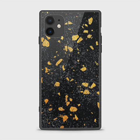 iPhone 11 Cover - Black Marble Series - HQ Ultra Shine Premium Infinity Glass Soft Silicon Borders Casee