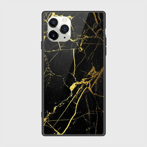 iPhone 11 Pro Max Cover - Black Marble Series - HQ Ultra Shine Premium Infinity Glass Soft Silicon Borders Case