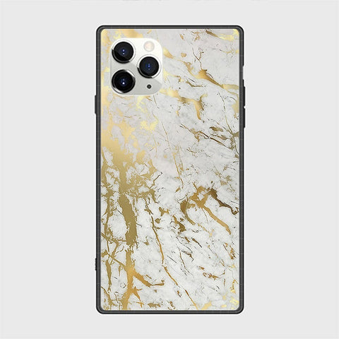 iPhone 11 Pro Max Cover - White Marble Series - HQ Ultra Shine Premium Infinity Glass Soft Silicon Borders Casee