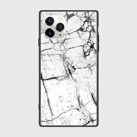 iPhone 11 Pro Cover - White Marble Series 2 - HQ Ultra Shine Premium Infinity Glass Soft Silicon Borders Casee