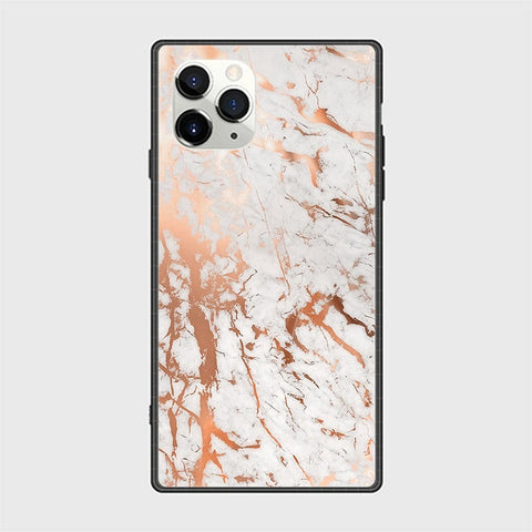 iPhone 11 Pro Cover - White Marble Series 2 - HQ Ultra Shine Premium Infinity Glass Soft Silicon Borders Casee