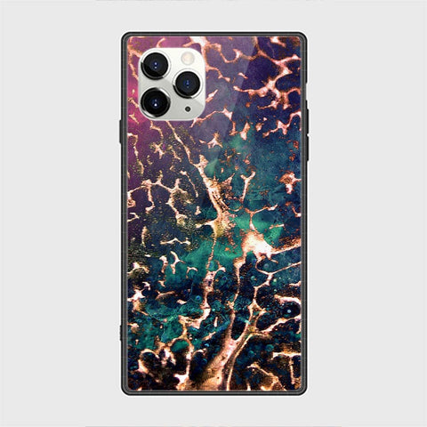 iPhone 11 Pro Cover - Colorful Marble Series - HQ Ultra Shine Premium Infinity Glass Soft Silicon Borders Casee