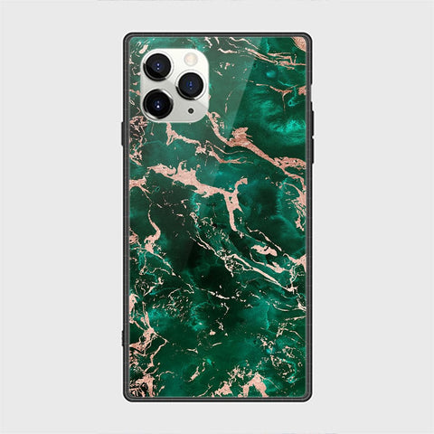 iPhone 11 Pro Max Cover - Colorful Marble Series - HQ Ultra Shine Premium Infinity Glass Soft Silicon Borders Casee