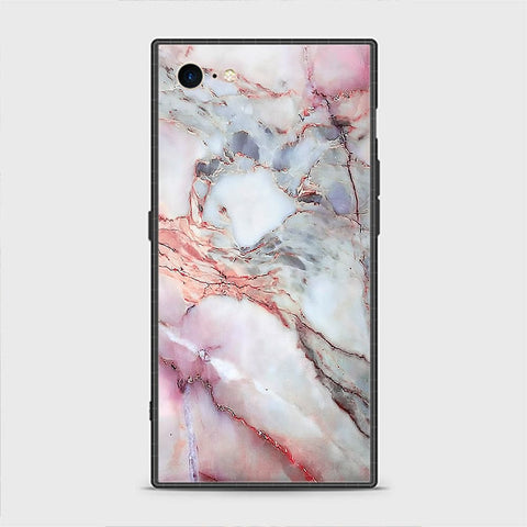 iPhone SE 2020 Cover - Colorful Marble Series - HQ Ultra Shine Premium Infinity Glass Soft Silicon Borders Casee