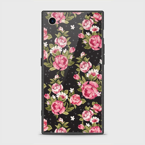 iPhone SE 2020 Cover - Floral Series - HQ Ultra Shine Premium Infinity Glass Soft Silicon Borders Casee