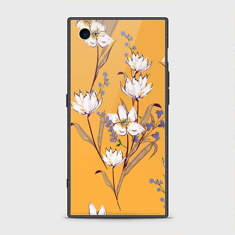 iPhone SE 2020 Cover - Floral Series - HQ Ultra Shine Premium Infinity Glass Soft Silicon Borders Casee