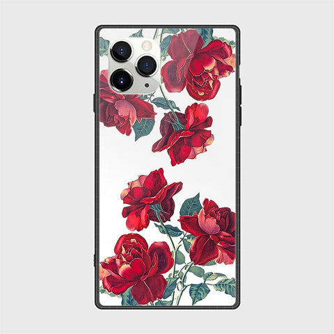 iPhone 12 Pro Max Cover - Floral Series 2 - HQ Ultra Shine Premium Infinity Glass Soft Silicon Borders Casee