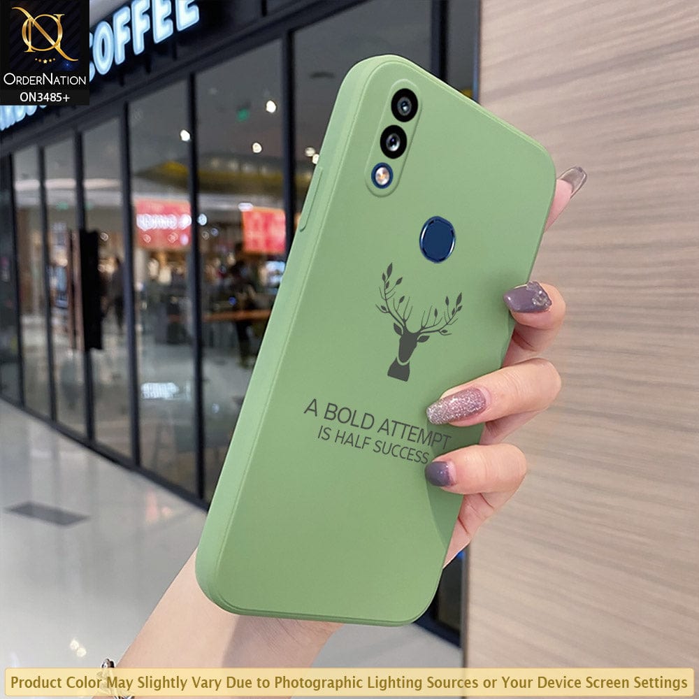 Samsung Galaxy A10s Cover - Light Green - ONation Bold Series - HQ Liquid Silicone Elegant Colors Camera Protection Soft Case