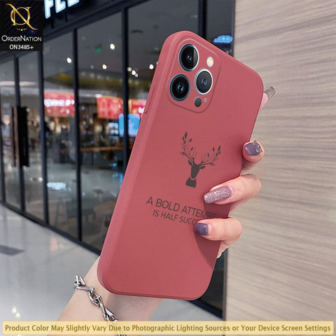 iPhone 8 Plus / 7 Plus Cover - Red - ONation Bold Series - HQ Liquid Silicone Elegant Colors Camera Protection Soft Case ( Fast Delivery )