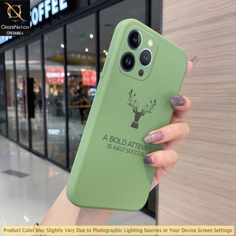 iPhone 14 Pro Cover - ONation Bold Series - HQ Liquid Silicone Elegant Colors Camera Protection Soft Case