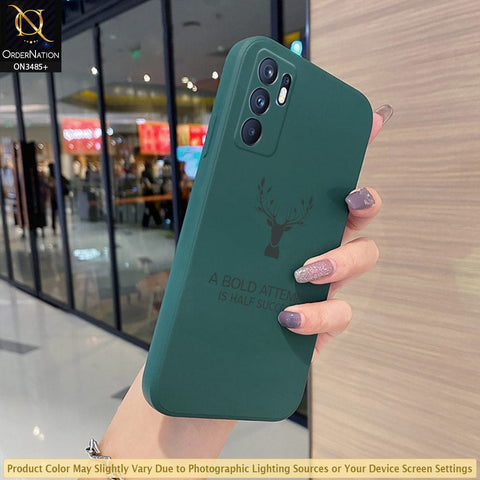 Oppo Reno 6 5G Cover - ONation Bold Series - HQ Liquid Silicone Elegant Colors Camera Protection Soft Case