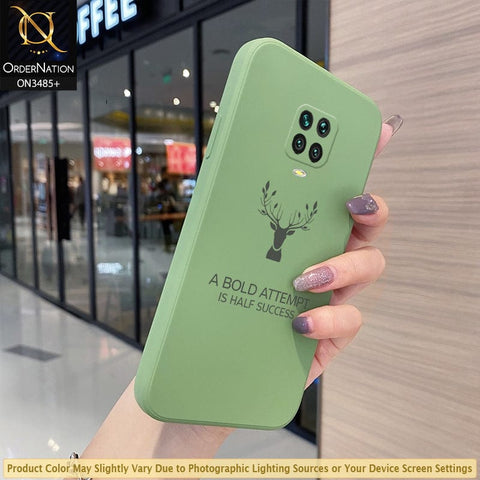 Xiaomi Poco M2 Pro Cover - Light Green - ONation Bold Series - HQ Liquid Silicone Elegant Colors Camera Protection Soft Case ( Fast Delivery )