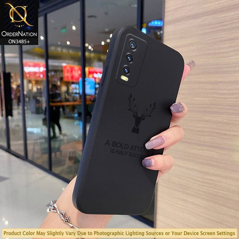 Vivo Y12a Cover - ONation Bold Series - HQ Liquid Silicone Elegant Colors Camera Protection Soft Case