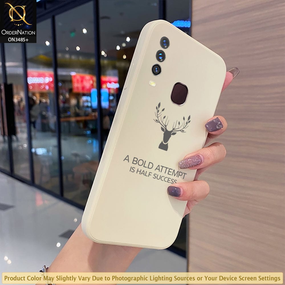 Vivo Y12 Cover ONation Bold Series HQ Liquid Silicone Elegant