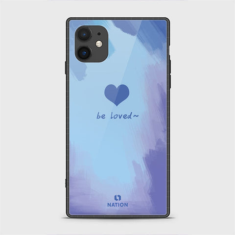 iPhone 11 Cover - Onation Heart Series - HQ Ultra Shine Premium Infinity Glass Soft Silicon Borders Case