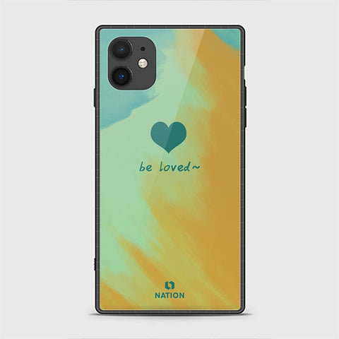 iPhone 11 Cover - Onation Heart Series - HQ Ultra Shine Premium Infinity Glass Soft Silicon Borders Case