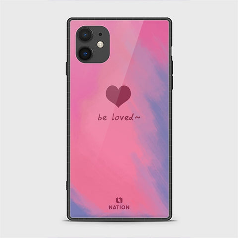 iPhone 11 Cover - Onation Heart Series - HQ Ultra Shine Premium Infinity Glass Soft Silicon Borders Case