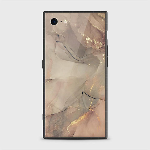 iPhone 8 / 7 Cover - Mystic Marble Series - HQ Ultra Shine Premium Infinity Glass Soft Silicon Borders Case