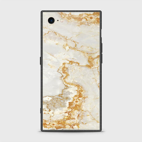 iPhone 8 / 7 Cover - Mystic Marble Series - HQ Ultra Shine Premium Infinity Glass Soft Silicon Borders Case