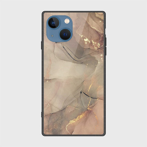 iPhone 13 Cover- Mystic Marble Series - HQ Ultra Shine Premium Infinity Glass Soft Silicon Borders Case