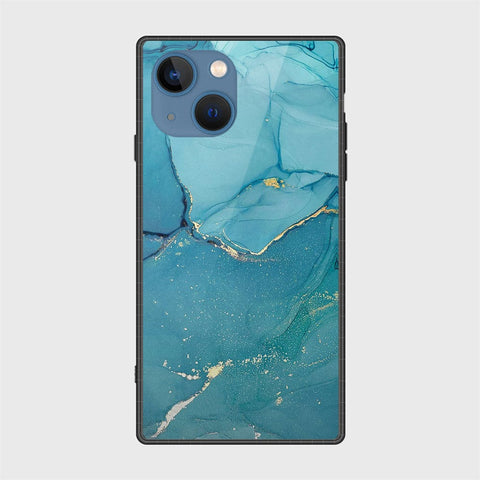 iPhone 13 Cover- Mystic Marble Series - HQ Ultra Shine Premium Infinity Glass Soft Silicon Borders Case