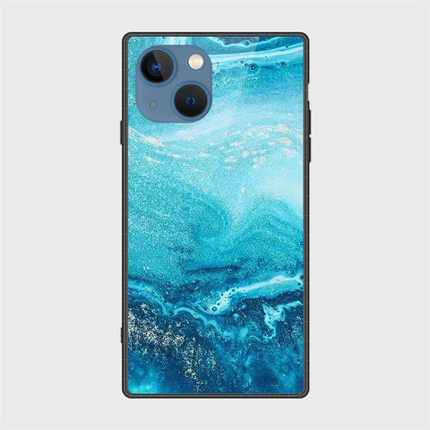 iPhone 13 Cover- Mystic Marble Series - HQ Ultra Shine Premium Infinity Glass Soft Silicon Borders Case