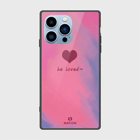 iPhone 13 Pro Max Cover- Onation Heart Series - HQ Ultra Shine Premium Infinity Glass Soft Silicon Borders Case