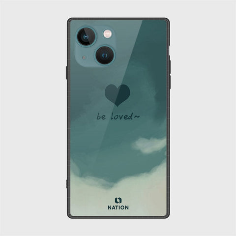 iPhone 14 Plus Cover- Onation Heart Series - HQ Ultra Shine Premium Infinity Glass Soft Silicon Borders Case