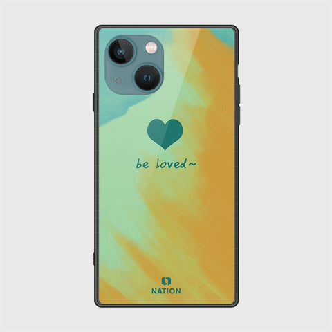 iPhone 14 Plus Cover- Onation Heart Series - HQ Ultra Shine Premium Infinity Glass Soft Silicon Borders Case