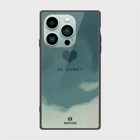 iPhone 14 Pro Cover- Onation Heart Series - HQ Ultra Shine Premium Infinity Glass Soft Silicon Borders Case
