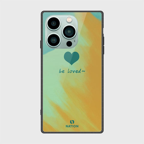 iPhone 14 Pro Cover- Onation Heart Series - HQ Ultra Shine Premium Infinity Glass Soft Silicon Borders Case