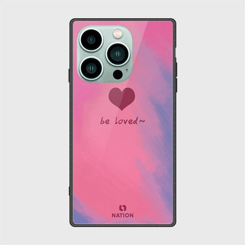 iPhone 14 Pro Cover- Onation Heart Series - HQ Ultra Shine Premium Infinity Glass Soft Silicon Borders Case