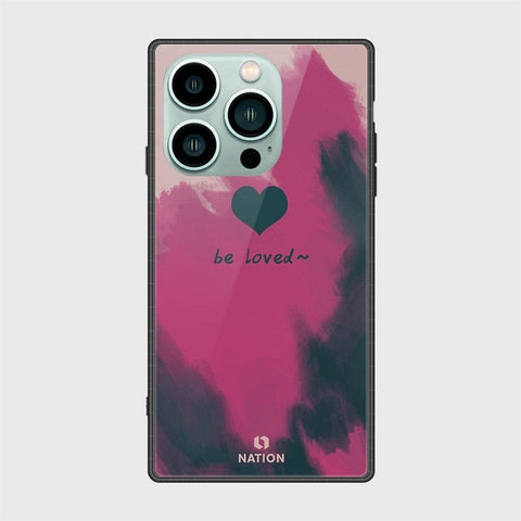 iPhone 14 Pro Cover- Onation Heart Series - HQ Ultra Shine Premium Infinity Glass Soft Silicon Borders Case