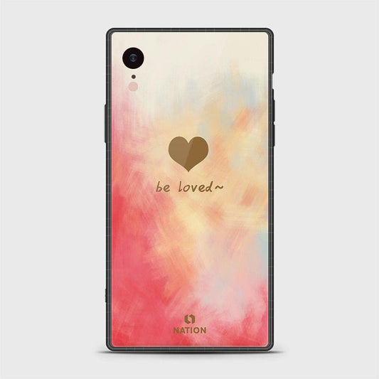 iPhone XR Cover - Onation Heart Series - HQ Ultra Shine Premium Infinity Glass Soft Silicon Borders Case