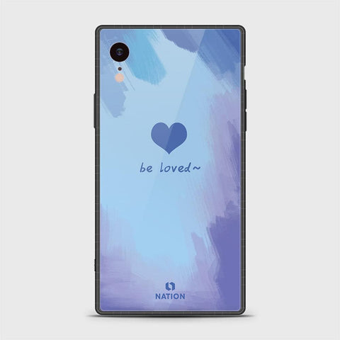 iPhone XR Cover - Onation Heart Series - HQ Ultra Shine Premium Infinity Glass Soft Silicon Borders Case