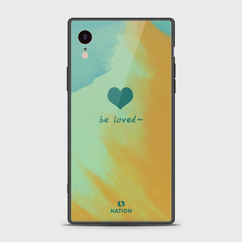 iPhone XR Cover - Onation Heart Series - HQ Ultra Shine Premium Infinity Glass Soft Silicon Borders Case