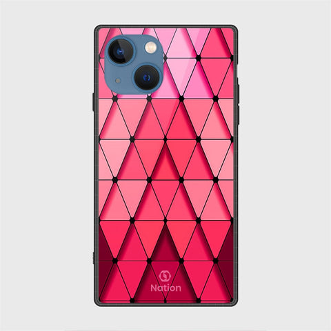 iPhone 13 Cover- Onation Pyramid Series - HQ Ultra Shine Premium Infinity Glass Soft Silicon Borders Case