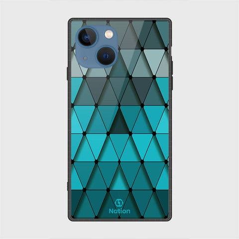 iPhone 13 Cover- Onation Pyramid Series - HQ Ultra Shine Premium Infinity Glass Soft Silicon Borders Case
