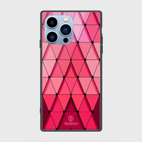 iPhone 13 Pro Max Cover- Onation Pyramid Series - HQ Ultra Shine Premium Infinity Glass Soft Silicon Borders Case