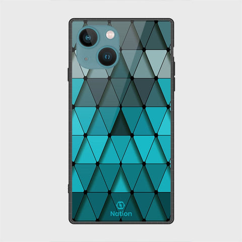 iPhone 14 Cover- Onation Pyramid Series - HQ Ultra Shine Premium Infinity Glass Soft Silicon Borders Case