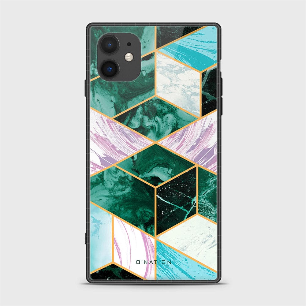 iPhone 11 Pro Cover - O'Nation Shades of Marble Series - HQ Ultra Shine Premium Infinity Glass Soft Silicon Borders Case