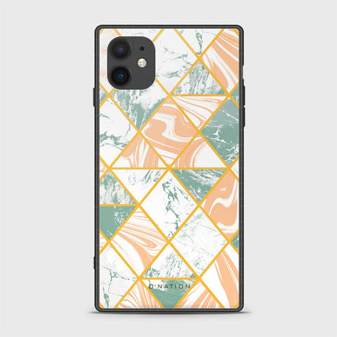 iPhone 11 Pro Cover - O'Nation Shades of Marble Series - HQ Ultra Shine Premium Infinity Glass Soft Silicon Borders Case