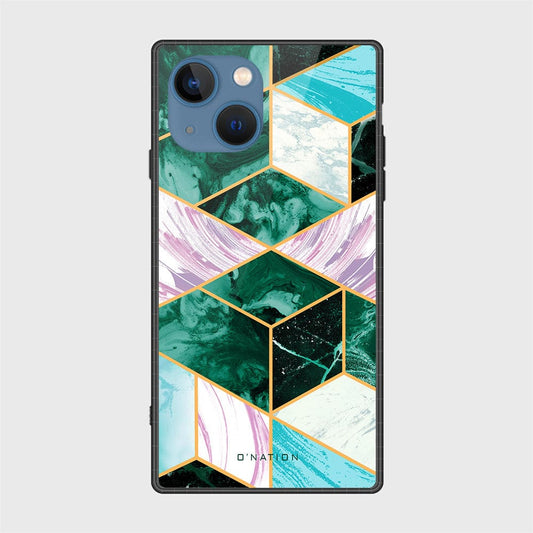iPhone 13 Cover - O'Nation Shades of Marble Series - HQ Ultra Shine Premium Infinity Glass Soft Silicon Borders Case